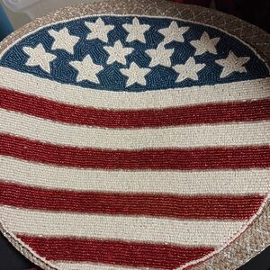 Patriotic Beaded Placemat
